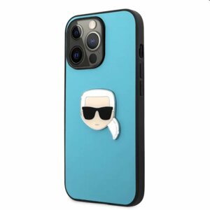 Puzdro Karl Lagerfeld TPU Karl Head for Apple iPhone 13 Pro, blue 57983105978