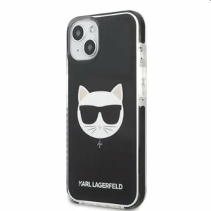 Puzdro Karl Lagerfeld TPE Choupette Head pre Apple iPhone 13, čierne 57983108289