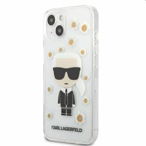 Puzdro Karl Lagerfeld Ikonik Flower pre Apple iPhone 13 mini, transparetné 57983108348