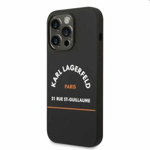 Puzdro Karl Lagerfeld Rue St Guillaume pre Apple iPhone 14 Pro, čierne 57983111431