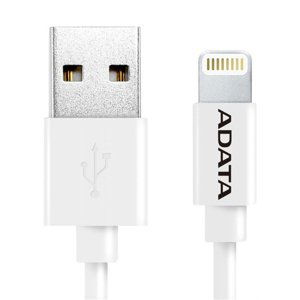 ADATA Lightning kábel MFi 1 m, biely AMFIPL-1M-CWH