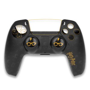 Silicone Shell + Grips Harry Potter pre PS5 ovládač DualSense, čierna