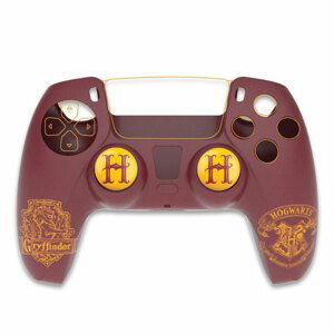 Silicone Shell + Grips Harry Potter Gryffindor pre PS5 ovládač DualSense, červená