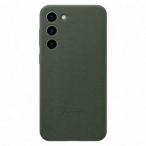 Puzdro Leather Cover pre Samsung S23 Plus, green EF-VS916LGEGWW