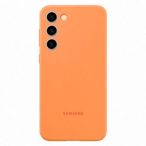 Puzdro Silicone Cover pre Samsung Galaxy S23 Plus, orange EF-PS916TOEGWW