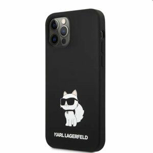 Zadný kryt Karl Lagerfeld Liquid Silicone Choupette NFT pre Apple iPhone 1212 Pro, čierne 57983112403