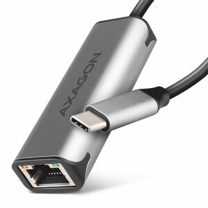 AXAGON ADE-25RC Type-C USB3.2 Gen 1 - 2.5 Gigabit Ethernet 1010010002500 Adaptér, titan grey ADE-25RC