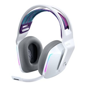 Logitech G733 LIGHTSPEED Wireless RGB Gaming Headset, White 981-000883