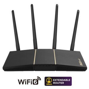 Asus RT-AX57 Wireless AX3000 Wifi 6 Router, 4x gigabit LAN, 1x gigabit WAN 90IG06Z0-MO3C00