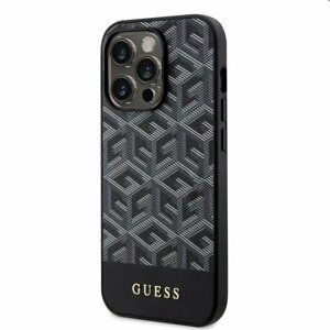 Puzdro Guess PU G Cube MagSafe for Apple iPhone 13 Pro Max, čierne 57983114192