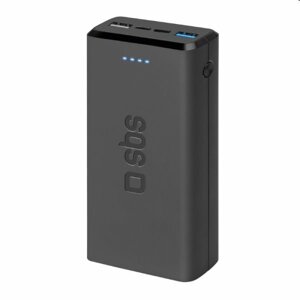 SBS Magnetická bezdrôtová Powerbank 5000 mAh, biela TEBB5000MAG1CW