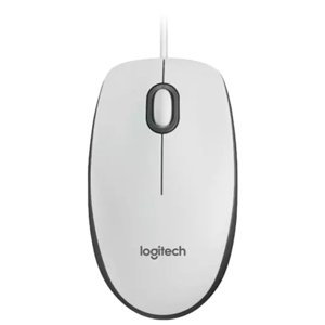 Logitech M100 Cable Mouse, white 910-006764