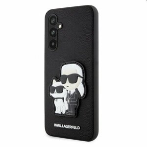 Puzdro Karl Lagerfeld PU Saffiano Karl and Choupette NFT pre Samsung Galaxy A34 5G, čierne 57983115809