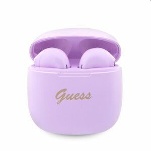 Guess True Wireless Script Logo BT5.3 6H Stereo Earphones, fialové GUTWST26PSU