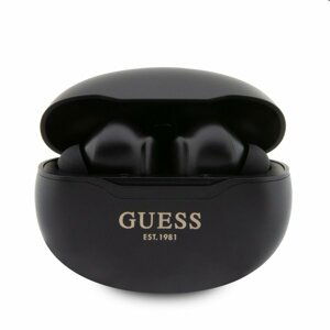 Guess True Wireless Metalic Finish BT5.3 6H Stereo Earphones, čierne GUTWST50EK