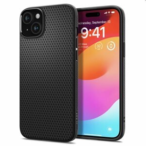 Puzdro Spigen Liquid Air pre Apple iPhone 15, matte black ACS06790