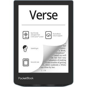 Elektronická čítačka Pocketbook 629 Verse, modrá PB629-2-WW