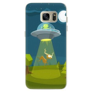 Silikónové puzdro iSaprio - Alien 01 - Samsung Galaxy S7 Edge