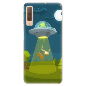 Odolné silikónové puzdro iSaprio - Alien 01 - Samsung Galaxy A7 (2018)