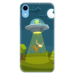 Odolné silikónové puzdro iSaprio - Alien 01 - iPhone XR