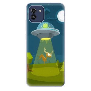 Odolné silikónové puzdro iSaprio - Alien 01 - Samsung Galaxy A03