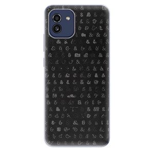 Odolné silikónové puzdro iSaprio - Ampersand 01 - Samsung Galaxy A03