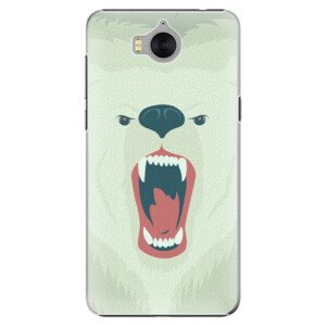 Plastové puzdro iSaprio - Angry Bear - Huawei Y5 2017 / Y6 2017