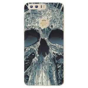 Odolné silikónové puzdro iSaprio - Abstract Skull - Huawei Honor 8