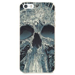 Odolné silikónové puzdro iSaprio - Abstract Skull - iPhone 5/5S/SE