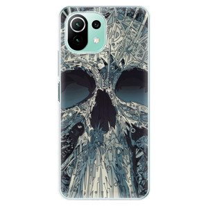 Odolné silikónové puzdro iSaprio - Abstract Skull - Xiaomi Mi 11 Lite