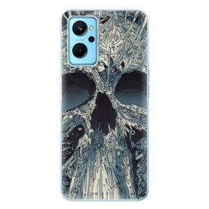 Odolné silikónové puzdro iSaprio - Abstract Skull - Realme 9i