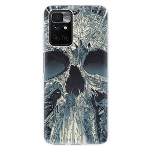 Odolné silikónové puzdro iSaprio - Abstract Skull - Xiaomi Redmi 10