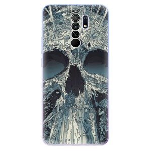 Odolné silikónové puzdro iSaprio - Abstract Skull - Xiaomi Redmi 9