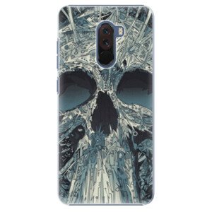 Plastové puzdro iSaprio - Abstract Skull - Xiaomi Pocophone F1