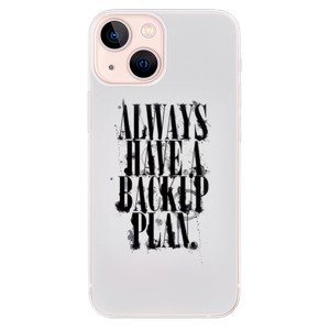 Odolné silikónové puzdro iSaprio - Backup Plan - iPhone 13 mini