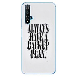 Odolné silikónové puzdro iSaprio - Backup Plan - Huawei Nova 5T