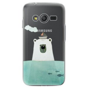Plastové puzdro iSaprio - Bear With Boat - Samsung Galaxy Trend 2 Lite