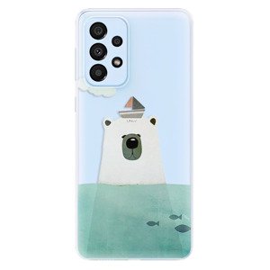 Odolné silikónové puzdro iSaprio - Bear With Boat - Samsung Galaxy A33 5G