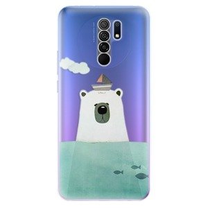 Odolné silikónové puzdro iSaprio - Bear With Boat - Xiaomi Redmi 9