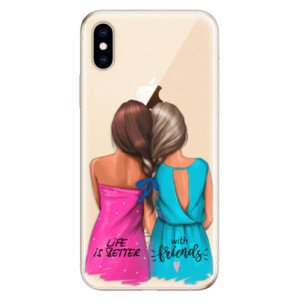 Odolné silikónové puzdro iSaprio - Best Friends - iPhone XS