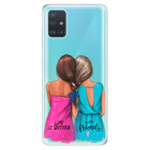 Odolné silikónové puzdro iSaprio - Best Friends - Samsung Galaxy A51