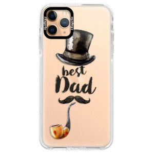 Silikónové puzdro Bumper iSaprio - Best Dad - iPhone 11 Pro Max