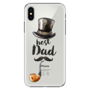 Plastové puzdro iSaprio - Best Dad - iPhone X