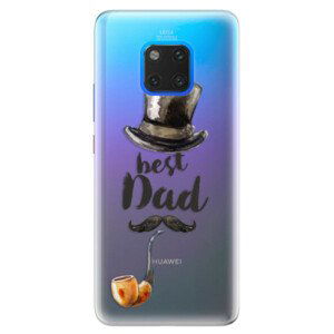 Silikónové puzdro iSaprio - Best Dad - Huawei Mate 20 Pro