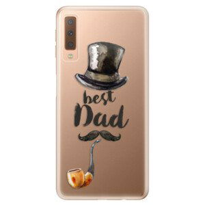 Odolné silikónové puzdro iSaprio - Best Dad - Samsung Galaxy A7 (2018)