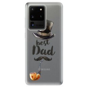 Odolné silikónové puzdro iSaprio - Best Dad - Samsung Galaxy S20 Ultra