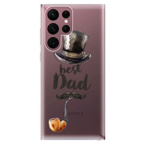 Odolné silikónové puzdro iSaprio - Best Dad - Samsung Galaxy S22 Ultra 5G