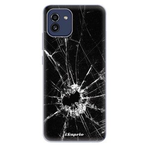 Odolné silikónové puzdro iSaprio - Broken Glass 10 - Samsung Galaxy A03