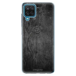 Plastové puzdro iSaprio - Black Wood 13 - Samsung Galaxy A12