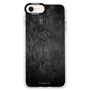 Silikónové púzdro Bumper iSaprio - Black Wood 13 - iPhone 8